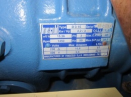 Compressor + Evaporator  FRASCOLD typ D 315 + PAROWNIK GEA Küba