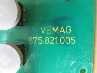 VEMAG - CONTROL BOARD FOR FILLING MACHINE VEMAG TYPE 134 ROBBY II - / PC 880 /