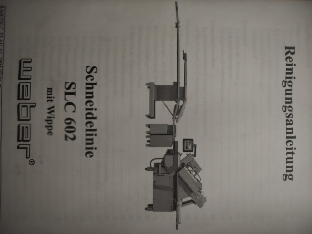 CUTTING LINE WEBER SLC 602