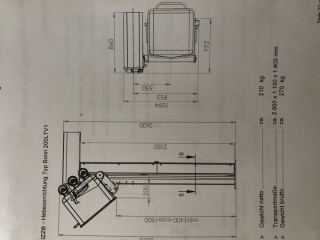 Мачтовый подьёмник Bonn 200 LTV1