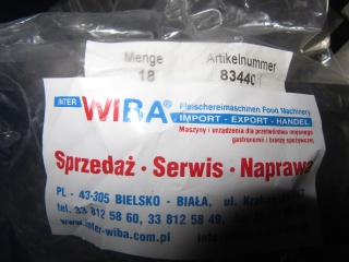 HANDTMANN - Płytki do rotora 834401 do nadziewarki Handtmann  VF 300 