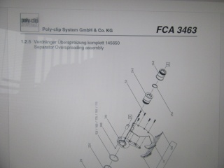 POLY CLIP - РАСПРОСТРАНЕНИЕ БУЙКА 145650 ДЛЯ POLY CLIP FCA 3463 - НОВЫЙ