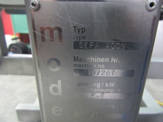 Separator SEPAmatic typ 410