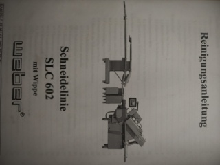 CUTTING LINE WEBER SLC 602