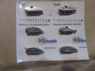 INOTEC - Nożyki do głowicy ze śrubami do kutra przelotowego175 mm - 71110-1750002