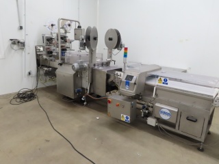 Pakowaczka próżniowa Tiromat Powerpack typ 660 do twardej folii z drukarko-etykieciarką CFS typ TL 100 i TL 150